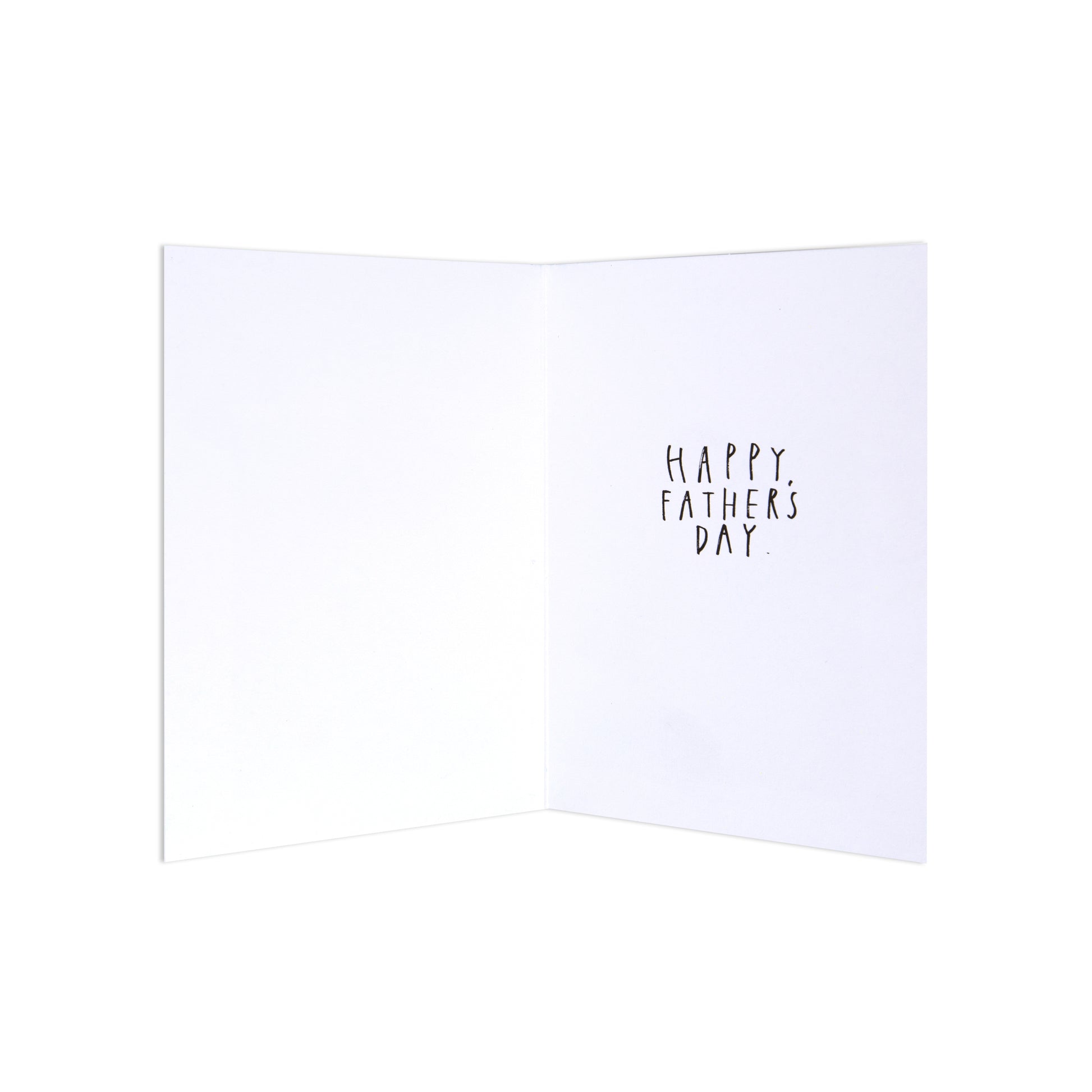 Fcc Grandad Funniest greeting card, interior view, featuring a handwritten 'Happy Father's Day' message.