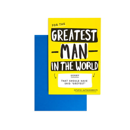 Hallmark Father's Day Card - Greatest Man In The World
