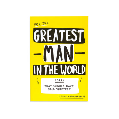 Hallmark Father's Day Card - Greatest Man In The World