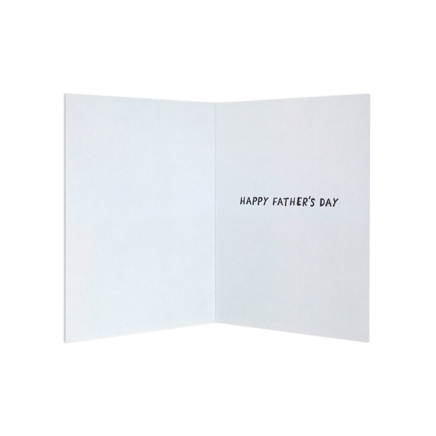 Father Opn 035, greeting card, blank inside, featuring 'Happy Father's Day' text