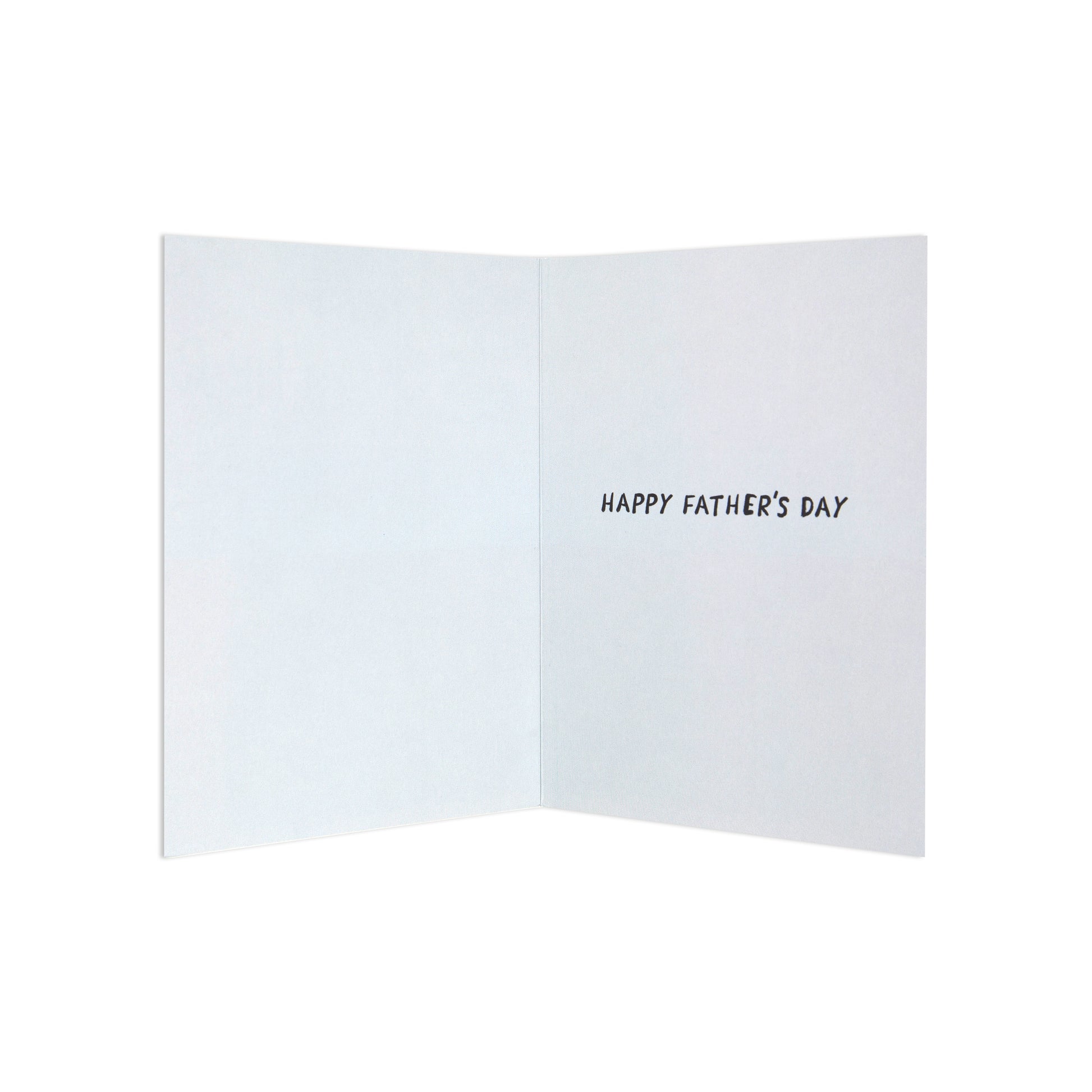 Father Opn 035, greeting card, blank inside, featuring 'Happy Father's Day' text