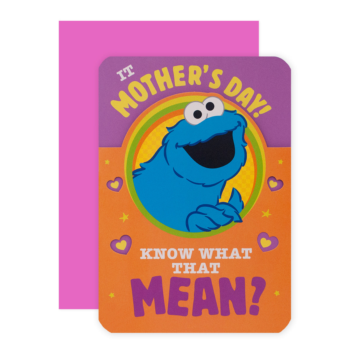 Hallmark Sesame Street Mother's Day Card - Cookie Monster