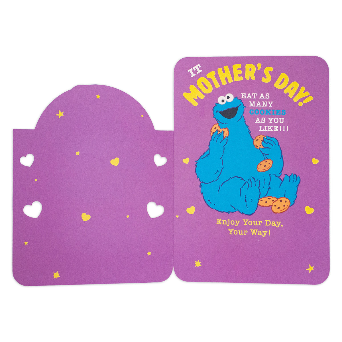 Hallmark Sesame Street Mother's Day Card - Cookie Monster
