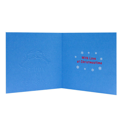Hallmark Friends Christmas Card To The One I Love - You're My Lobster