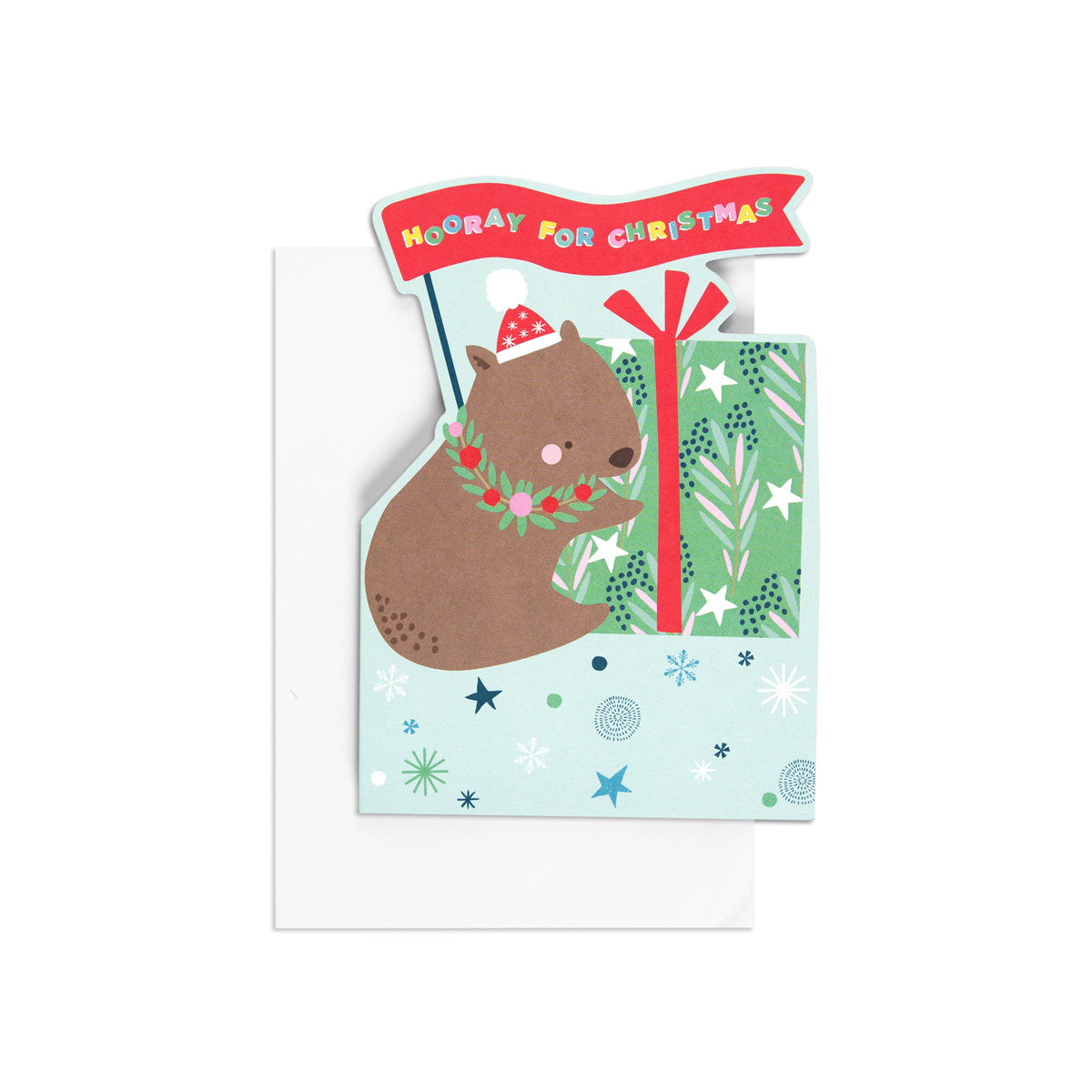 Hallmark Christmas Card - Hooray for Christmas