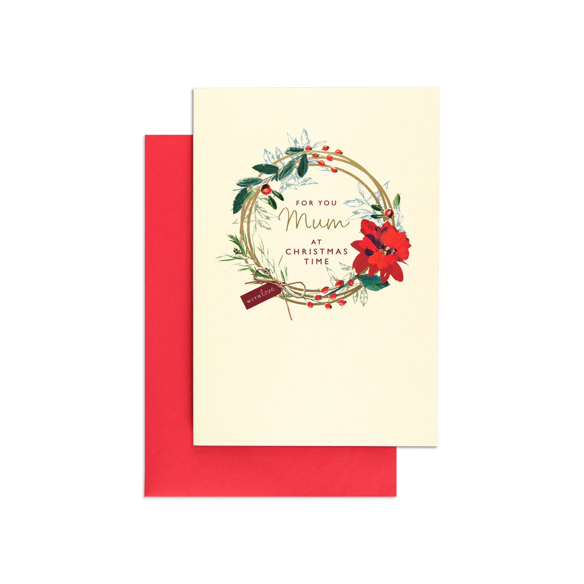 Hallmark Christmas Card - For you Mum