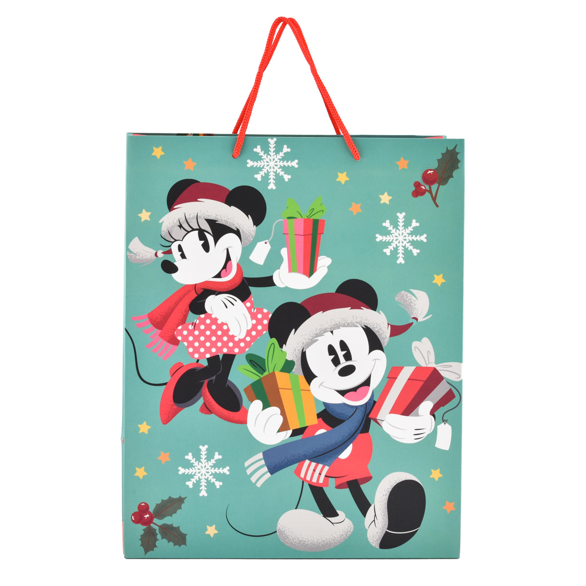 Hallmark Large Christmas Gift Bag - Disney Mickey Mouse and Minnie Mouse