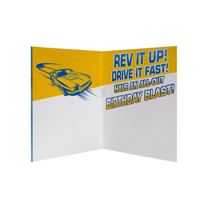 Mattel Hot Wheels Fun Interactive Birthday Card