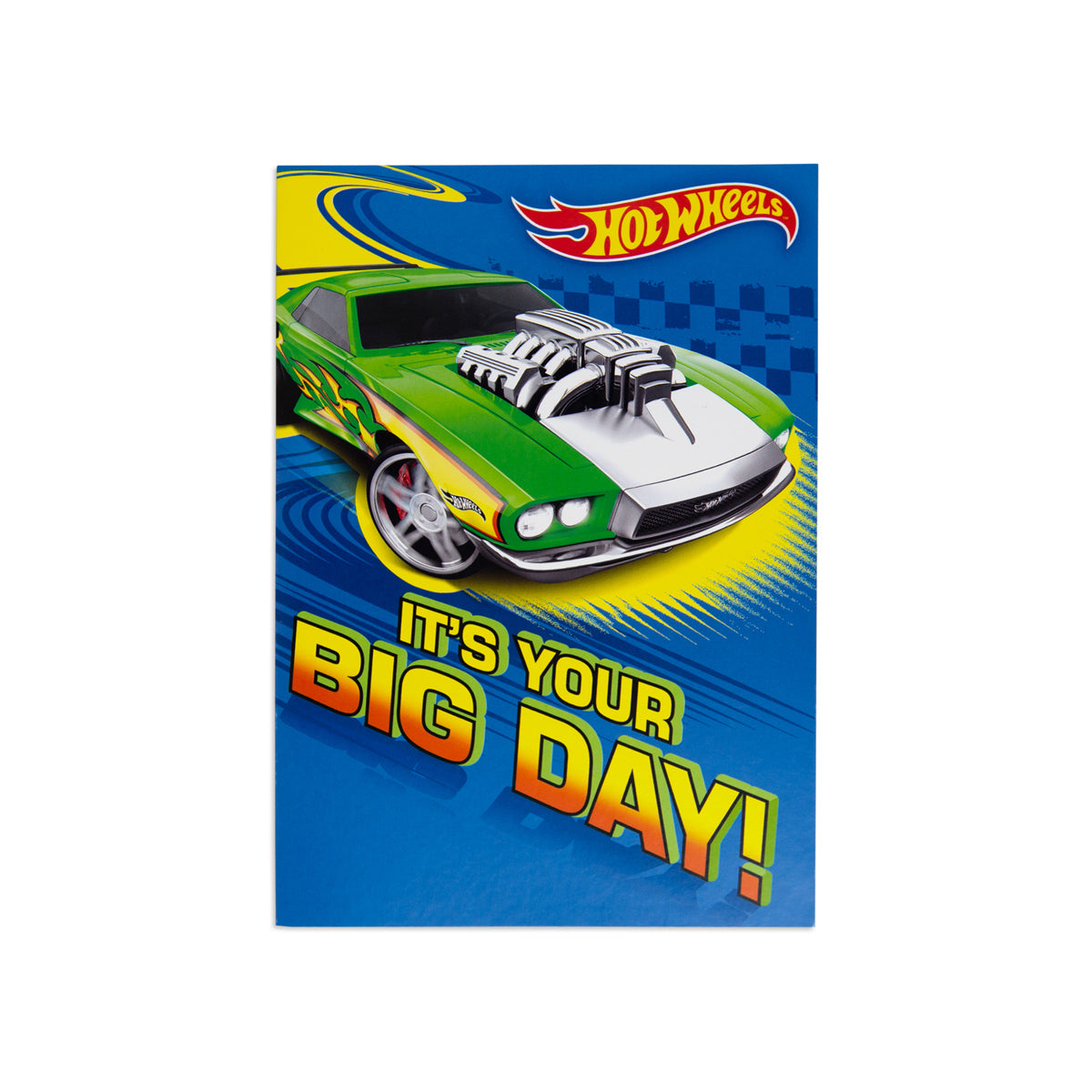 Mattel Hot Wheels Fun Interactive Birthday Card