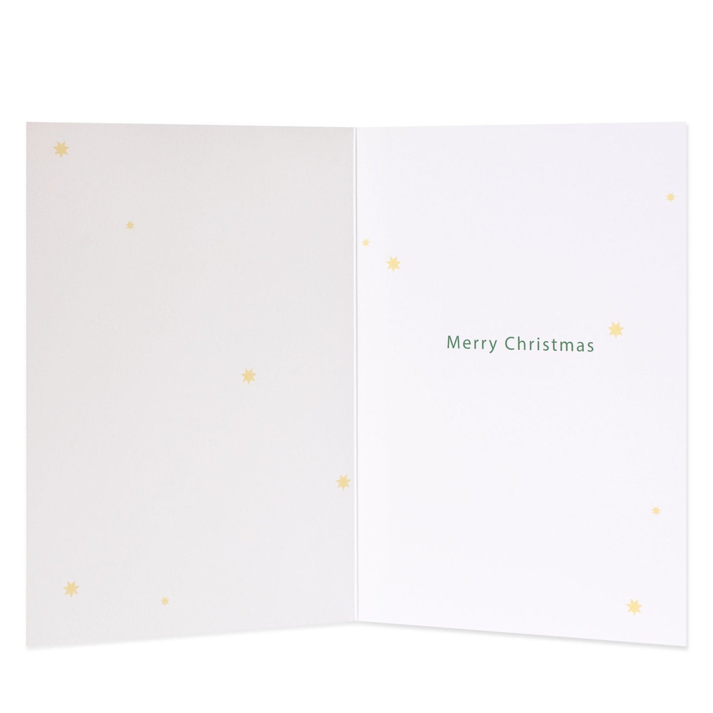 Hallmark Christmas Card - House, Hearts & Plates