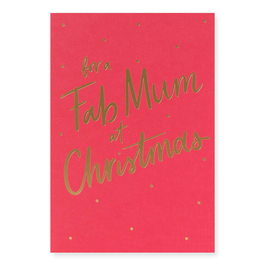 Hallmark Christmas Card For Mum - Fab