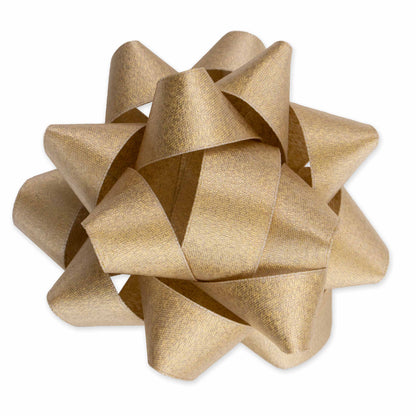 Hallmark Multi-Occasion Gold Grosgrain Fabric Self-Adhesive Gift Bow