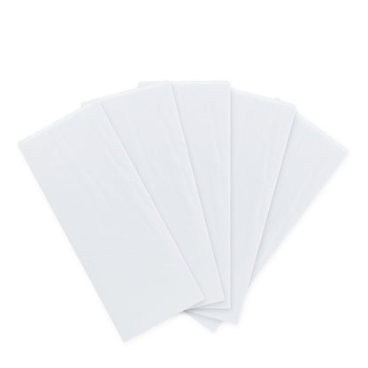 Hallmark 5 pack multi-occasion tissue paper sheet - white, five lightweight sheets stacked, ideal for gift wrapping and crafts.