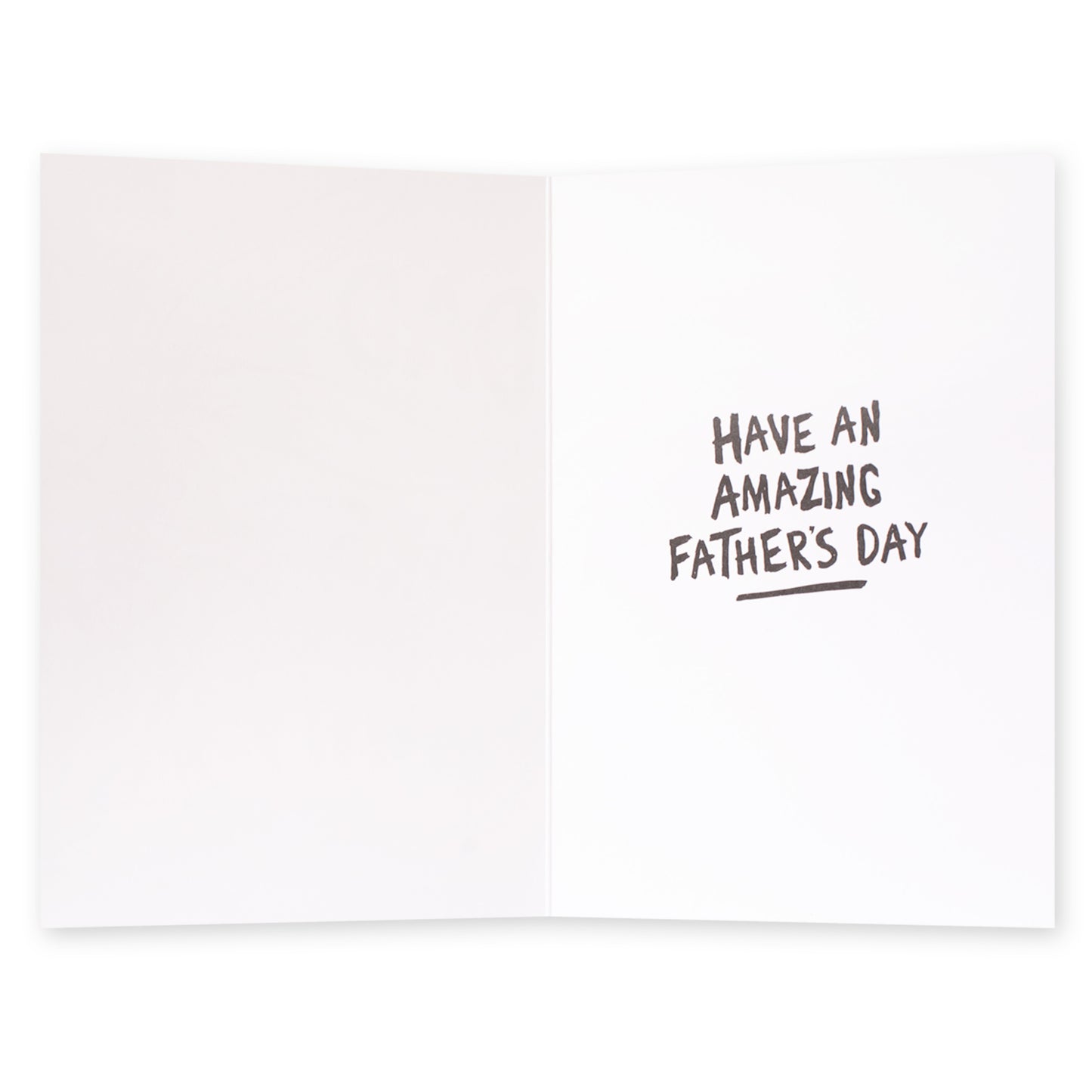 Hallmark Father's Day Card - Warner Bros Bugs Bunny, Ears To You! open view showcasing the inside message for Father's Day.