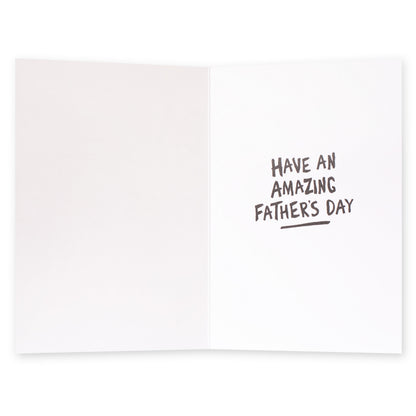 Hallmark Father's Day Card - Warner Bros Bugs Bunny, Ears To You! open view showcasing the inside message for Father's Day.