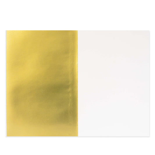 Hallmark Signature Greeting Card - You're A Gem, blank interior with gold foil highlights, showcasing elegant design details.
