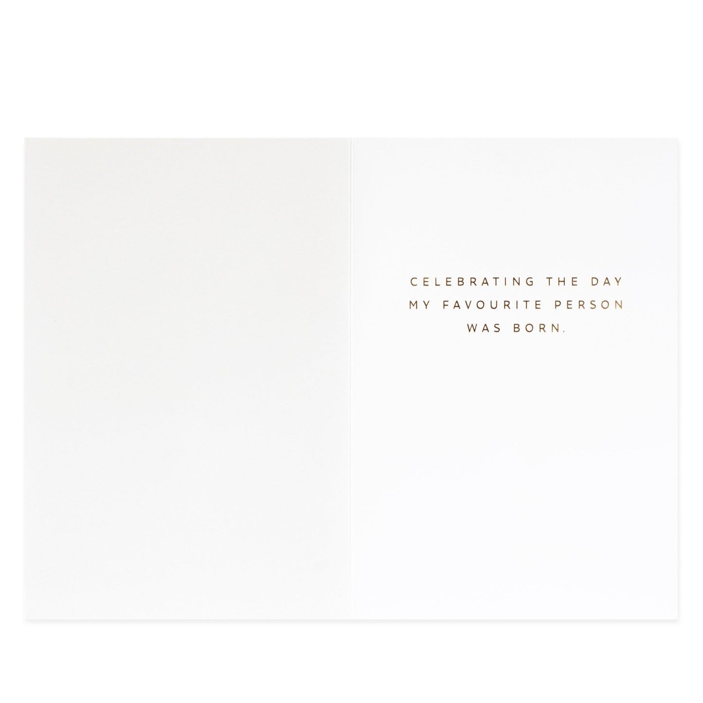 Hallmark Signature Birthday Card - Favourite Person