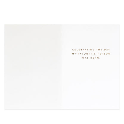 Hallmark Signature Birthday Card - Favourite Person