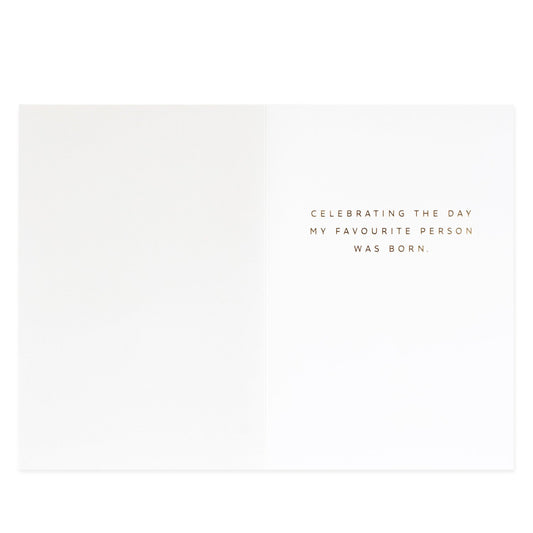 Hallmark Signature Birthday Card - Favourite Person