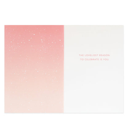 Hallmark Signature Birthday Card - Loveliest Reason