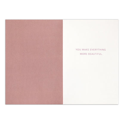 Hallmark Signature Birthday Card - You Make Everything Beautiful