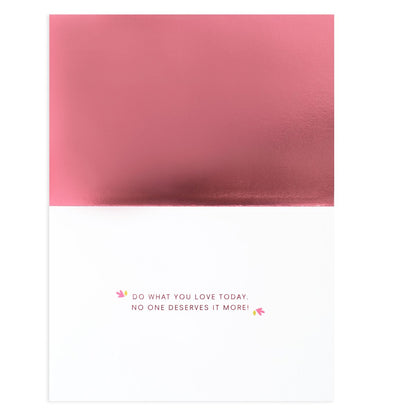 Hallmark Signature Birthday Card - Floral Bicycle