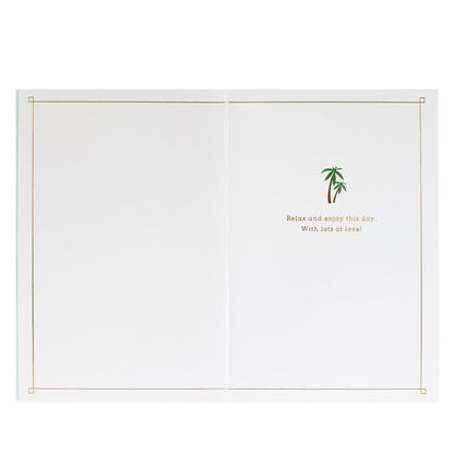 Hallmark Signature Birthday Card For Husband - Relax & Enjoy