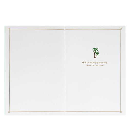 Hallmark Signature Birthday Card For Husband - Relax & Enjoy