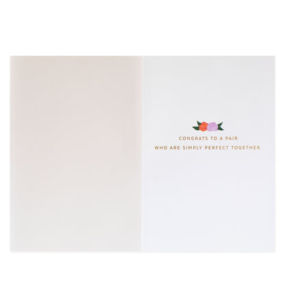 Hallmark Signature Wedding Congratulations Card - Made For Each Other