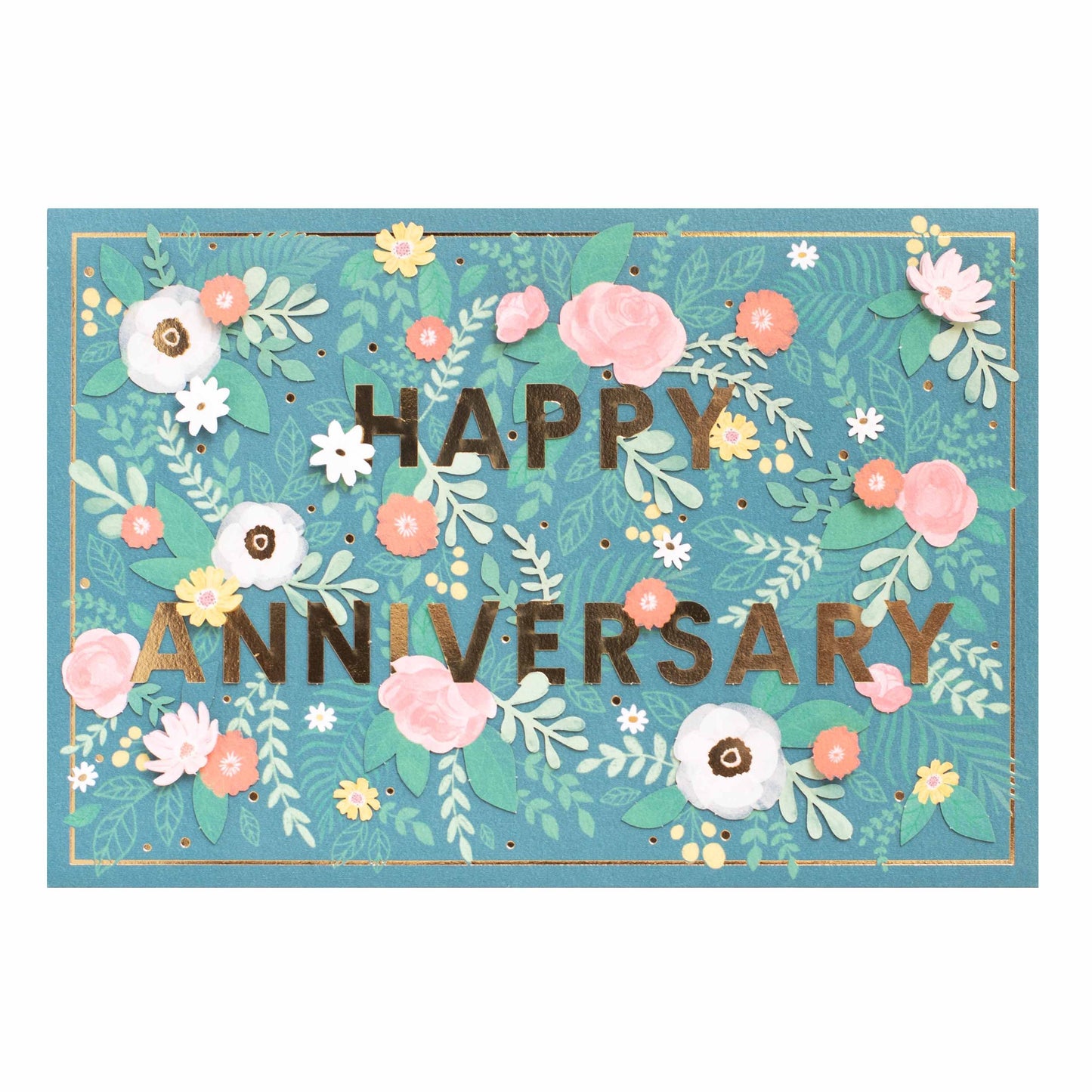 Hallmark Signature Anniversary Card- Floral Garden