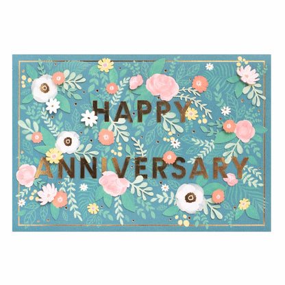 Hallmark Signature Anniversary Card- Floral Garden