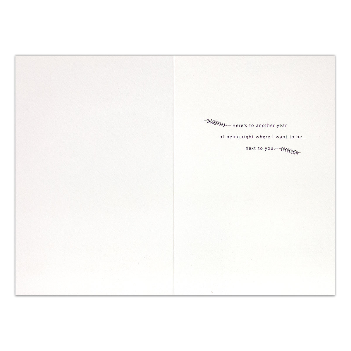 Hallmark Signature Anniversary Card - Right Where I Want To Be