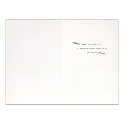 Hallmark Signature Anniversary Card - Right Where I Want To Be