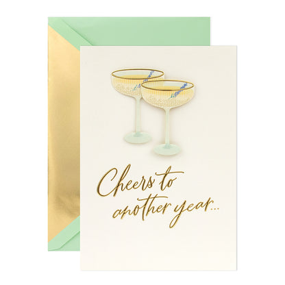 Hallmark Signature Anniversary Card - Cheers To Another Year