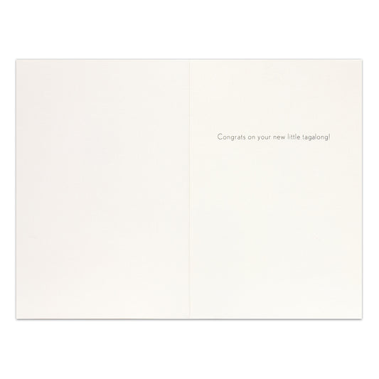 Hallmark Signature New Baby Congratulations Card - Tagalong
