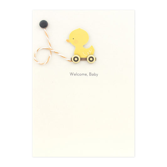 Hallmark Signature New Baby Congratulations Card - Tagalong