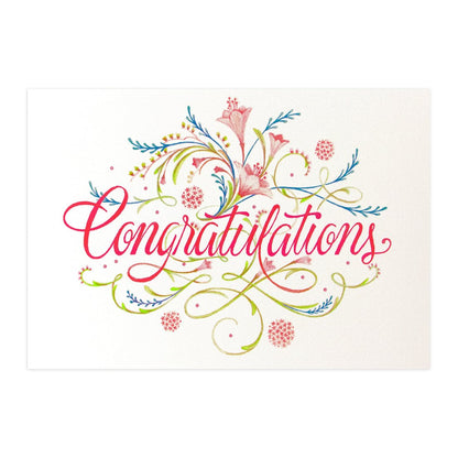 Hallmark Signature Congratulations Card - Floral Flourishes