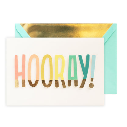 Hallmark Signature Celebration Card - Hooray!