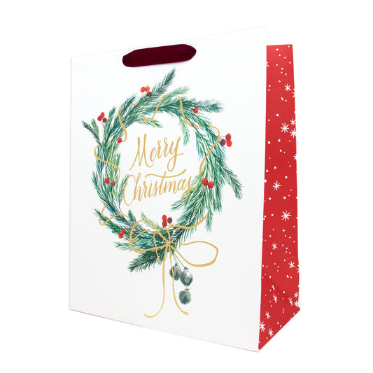 Hallmark Large Gift Bag - Holly Wreath