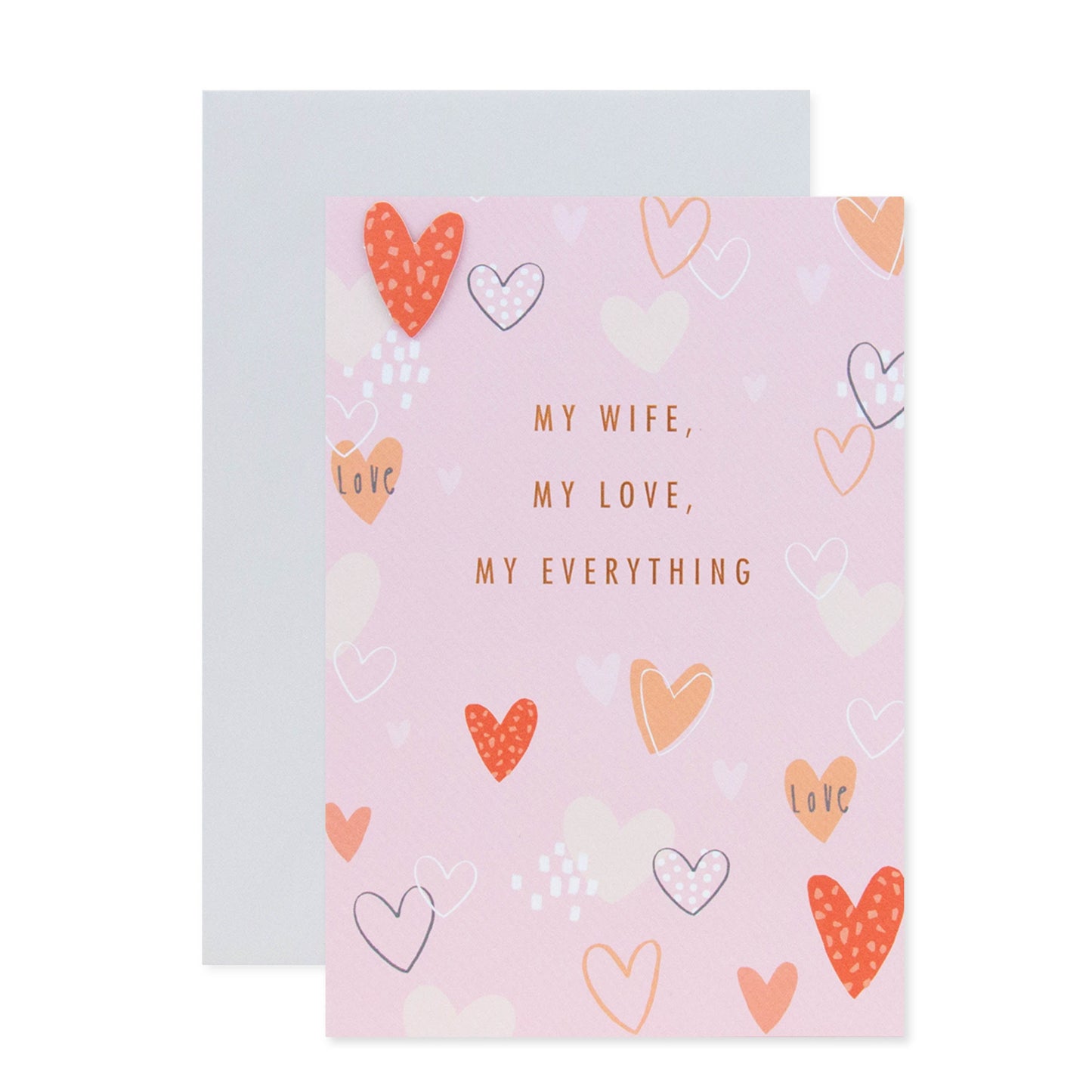 Connections from Hallmark Wife Birthday Card - Repeat Hearts