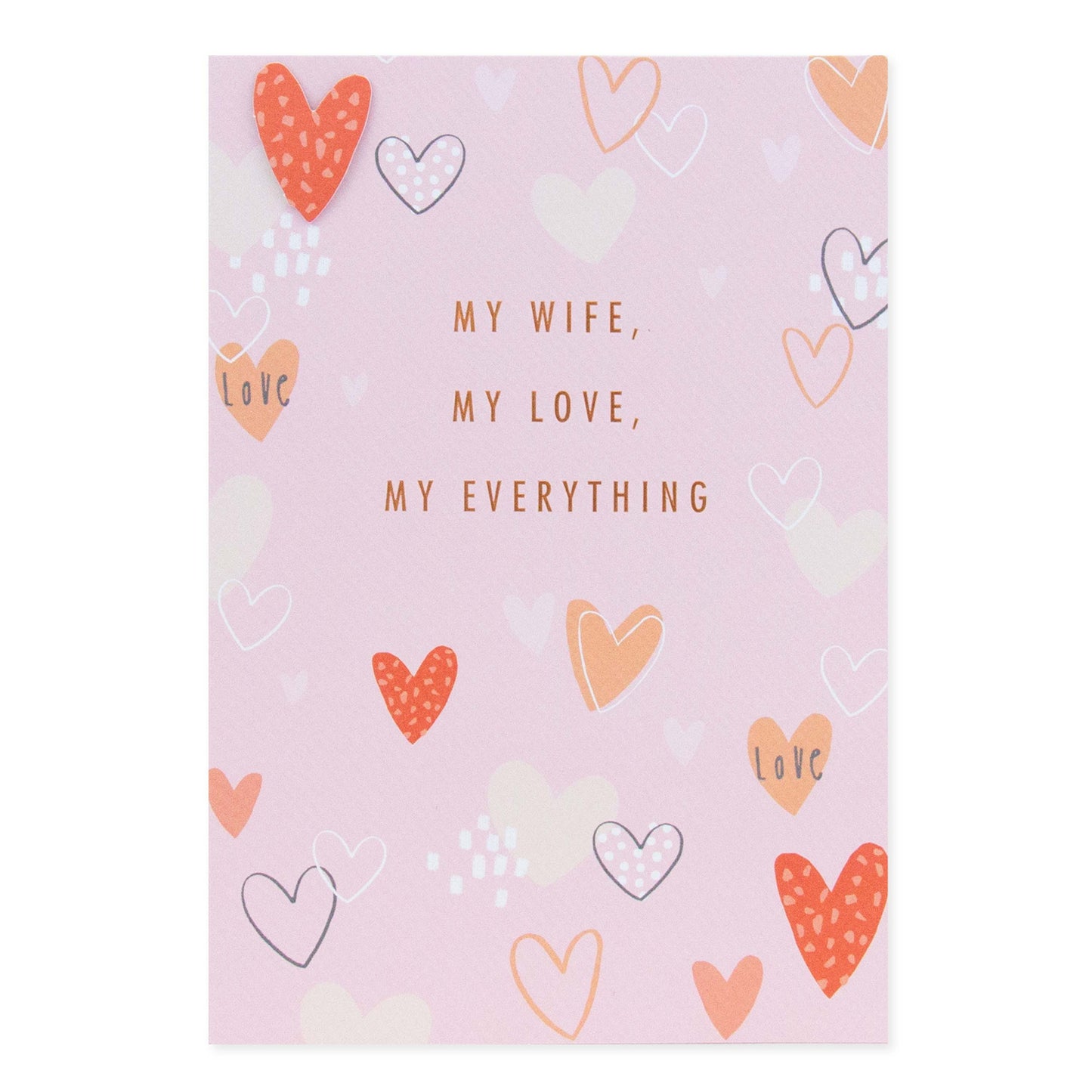 Connections from Hallmark Wife Birthday Card - Repeat Hearts