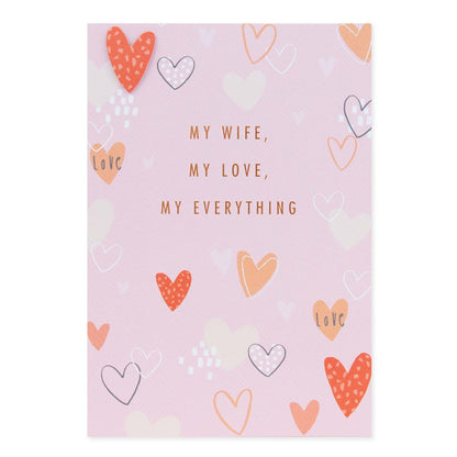 Connections from Hallmark Wife Birthday Card - Repeat Hearts