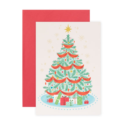 Hallmark Christmas Card - Colourful Tree