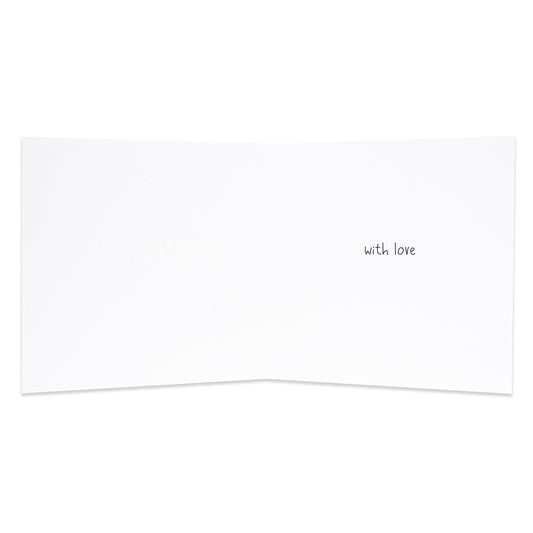 Hallmark Happy Jackson birthday card - Fabulous Lady inside view with love message on plain white background.