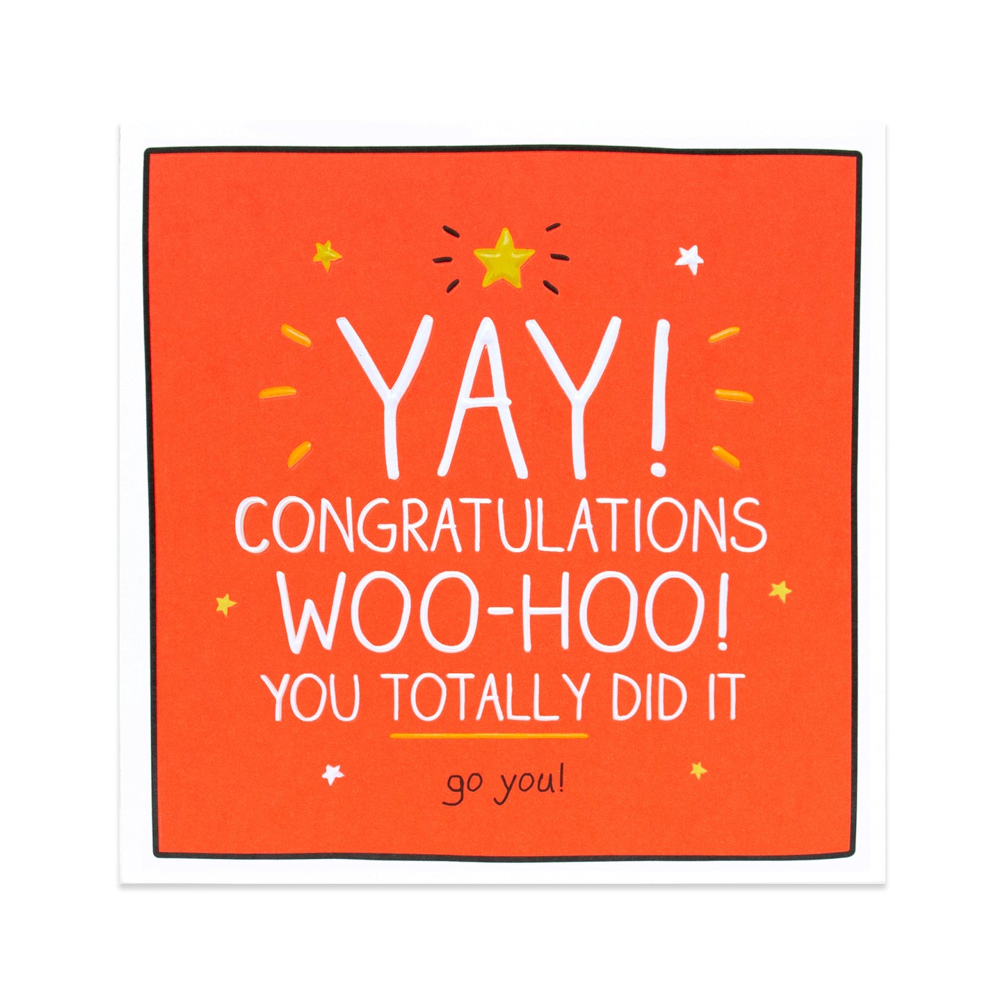 Hallmark Happy Jackson  Congratulations Card - Woo-Hoo!