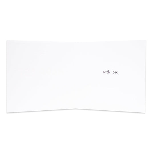 Hallmark Happy Jackson Birthday Card For Friend - Happy & Wonderful inside view, featuring the message 'with love' in elegant text.