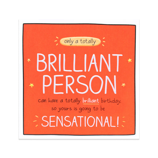 Hallmark Happy Jackson Birthday Card - Brilliant & Sensational