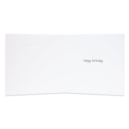 Hallmark Happy Jackson Birthday Card - Brilliant & Sensational inside view showing simple ‘happy birthday’ message in elegant font.