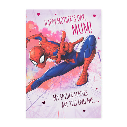 Hallmark Marvel Spiderman Mother's Day Card - Spider Senses