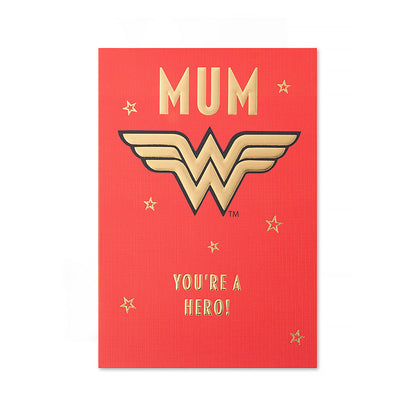 Hallmark Wonder Woman Mother's Day Card - Mum, You're a hero!